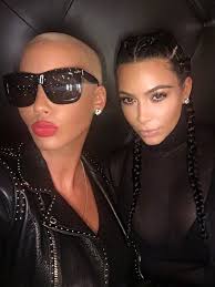 amber rose kim kardashian selfie