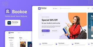 A novel that takes you to a distant, fascinating world and lets you escape from reality for a little while; Free Download Bookoe Book Store Website Ui Design Psd Template Nulled Latest Version Bignulled