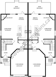 Duplex Plan 2016878 A Side By Side