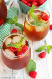 raspberry mint iced tea easy