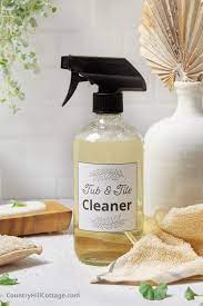 natural shower cleaner tub and tile