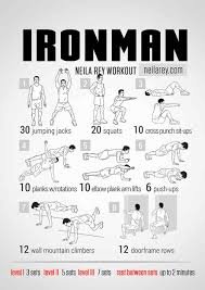 Iron Man Workout Bodyweight Routine Pop Workouts