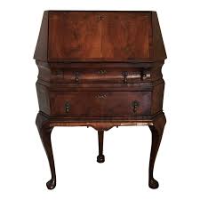 In the beginning, desks and secretaries were some of the most complicated pieces of furniture you could buy. Circa 1900s Walnut Corner Secretary Bureau French Desk Secretary French Furniture
