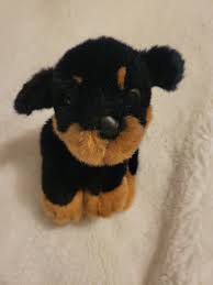 fao schwarz rottweiler puppy dog plush