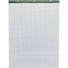 Boards Roco Paper Flip Chart Board Quad Ruled 70 90 White