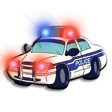 Buy Police Car Flashing Blinking Light Up Body Lights Pins