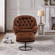 accent chair tv chair living room chair single sofa with ottoman in brown