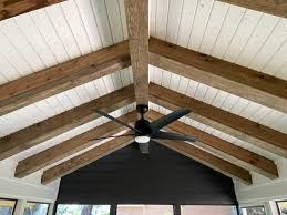 how to install clad ceiling beams the