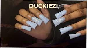 duck nails start to finish acrylic