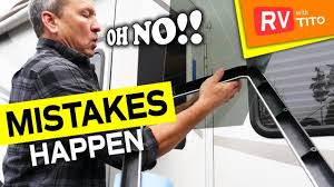 Used upvc windows & doors., doncaster. What Really Happened Replacing The Window In My Rv Door Youtube