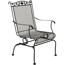 Buy Wrought Iron High Back Motion Chair