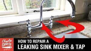 kitchen sink mixer dripping tap