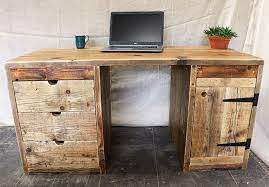 We'll review the issue and make a decision about a partial or a full refund. Computer Desks Chunky Studio Furniture Built From Reclaimed Wood