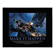 Make It Happen Motivational Poster Successories