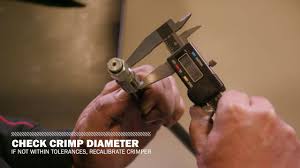 Measuring Crimp Diameter Featuring The Gates Pc707 Crimper
