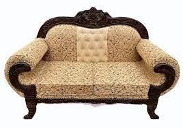 5 Seater Teak Wood Wooden Sofa Set For
