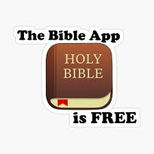 Your favorite bible passages are now available to listen to on ipad, iphone, and android devices. The Bible App Is Free Art Board Print By Spacepasta Redbubble