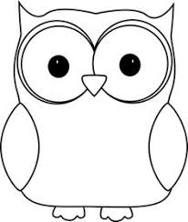 Owl Outline Clipart