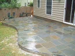 Flat Stone Patio Flagstone Patio