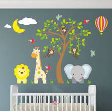 Jungle Safari Decal Baby Nursery Wall