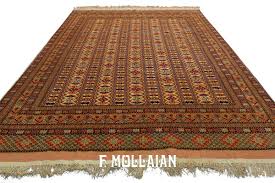 design afghani latif silk rug 266x215