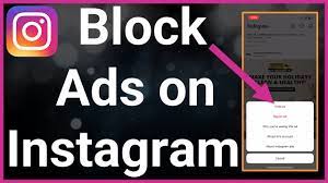 how to block ads on insram you