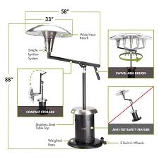 Cuisinart Perfect Position Propane Patio Heater