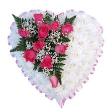 Whether ordering online or by phone we are here to help arrange delivery of your floral tributes in west sussex and east sussex. Funeral Flowers Pink Rose Funeral Heart