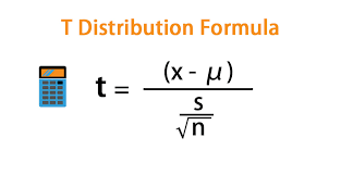 t distribution formula calculator