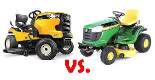 cub cadet vs john deere lawn tractor