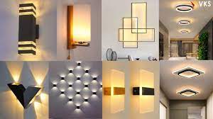 modern led wall lights design types