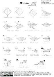 origami mouse instructions tavin s