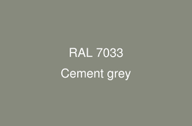 Ral 7033 Colour Cement Grey Ral