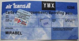 There is a lot of information that is available on the boarding. Boarding Pass Wikipedia