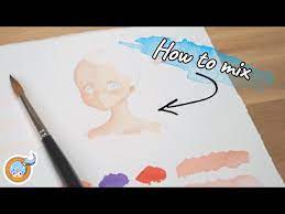 How To Mix Skin Color Watercolor Anime