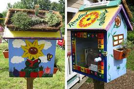 Little Free Libraries And Gardens