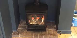 Wood Burning Stove With A Gas Stove