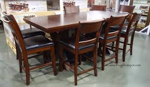 Tabletop with a touch of wood grain detail makes the most of wood's natural variation. Costco Hillsdale Furniture 9 Pc Counter Height Dining Set 1 149 99 Counter Height Dining Sets Hillsdale Furniture Indoor Dining