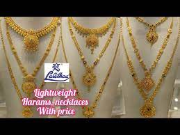 lalitha jewellers lightweight neckalces