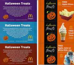 mcdonald s halloween coupon booklet