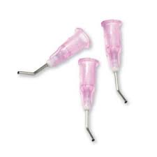 luer lock syringe tip 18 ga pink