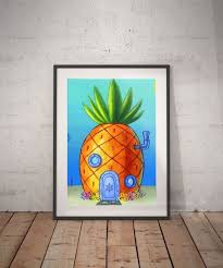 pineapple house canvas acrylic colors