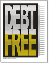 53 Explicit Debt Free Chart