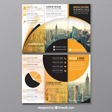 Creative Trifold Flyer Template Vector Free Download