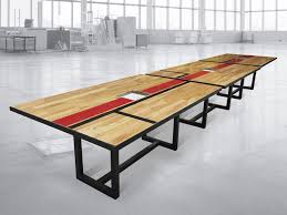 reclaimed maple gym floor tables