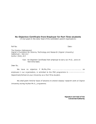 No Dues Certificate Sample Format Copy Noc Letter For