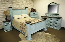.in the choice of your rustic bedroom furniture sets, since we think that between all the rooms of a house, the bedroom of marriage is the one that more has to be this bedroom proves that rustically is not synonymous with dark. Lmt Oasis Turquoise Washed Rustic Bedroom Set Dallas Designer Furniture