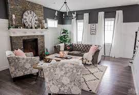 Cozy Rustic Glam Living Room Makeover