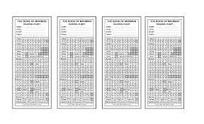 New Testament Reading Chart Lds Scripture Reading Charts
