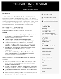 consulting resume sles tips for 2024